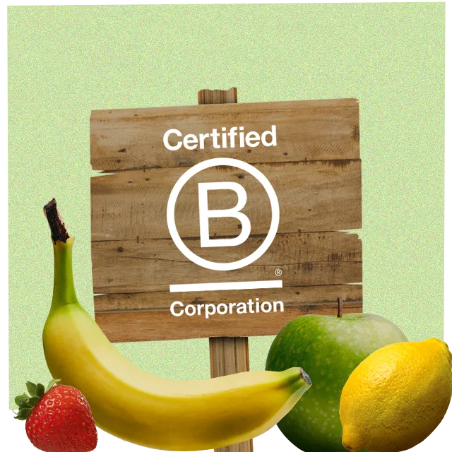 nous sommes fiers d'être B-Corp logo